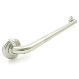 WingIts WPGB5SN48BEV Platinum Bevel, 48-Inch Length x 1.25-Inch Diameter Grab Bar, Satin Stainless [