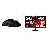 【セット買い】 【Amazon.co.jp限定】 Logicool G ワイヤレス ゲーミングマウス G-PPD-004WL-BKd + Acer ゲーミングモニター Nitro 24.5インチ VG252QM3bmiipx