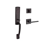 Baldwin FDMIAXSQURCSR112 Reserve Full Dummy Handleset Miami x Square with Contemporary Square Rose i