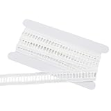 MYmama 手芸用 綿はしごレース 21mm/25mm幅/28mm幅 2.7m巻/1.8mm幅 コットン素材 装飾リボン 裁縫材料 手芸用品 (21mm幅、穴8mm、1.8m巻)