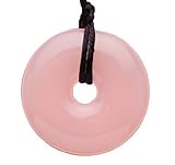 Trulyunique Mom Donut Teething Pendant Necklace - Pink by TrulyUnique