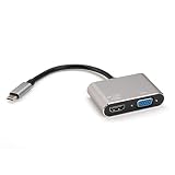 センチュリー USB Type-C to HDMI/VGA 変換アダプター CCA-UCHDVGA-V2