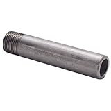 フローバル ステンレス製ねじ込継手 片長ニップル ネジ(R×L)1”1/2×75 VWLN-12075