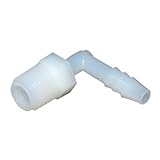 LASCO 19-9707 90-Degree Barb Fitting with 5/16-Inch Insert and 1/4-Inch Male Pipe Thread, Nylon by L