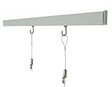 福井金属工芸 額を飾るのに便利 レールサン ピクチャーレール 壁面用 L=100㎝ Aセット WRS-100A