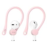 【elago】 AirPods 対応 イヤーフック イヤホン 落下防止 アクセサリー イヤーピース イヤフォン ホルダー [ Apple AirPods1 / AirPods2 Wireless Charging Case エアーポッズ 対応 ] EAR HOOK ラブリーピンク