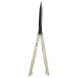五十嵐刃物:240mm 安来鋼付止なし刈込鋏 430mm コブ柄 A-32