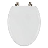 sta-tite細長い閉じたフロントToilet Seat inホワイト