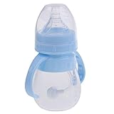 SONONIA ベビー　　シリコン　　哺乳瓶　　フィーダー　　乳児用　　ミルク　フォーミュラ　　ボトル　　便利　　全2サイズ2色 - 240ML, 青
