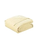 キャンディーカラーフランネルベッドブランケットシートExtraソフト暖かいPlush Easy Care軽量ふわふわベッド用毛布 79*91 inch(Queen) ベージュ LC_HMJY_JL-0