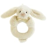 Blossom Cream Bunny Ring Rattle