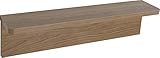 壁掛け棚 エルシェルフ2 リアルシリーズ 石膏ボード専用取り付け金具付き 幅60cmX奥行13cm(チェリー)
