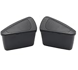 【RUIYA】2個セット トヨタ ハリアー 80系 専用 ゴミ箱 ドアゴミ箱 ABS素材 80ハリアー ダストボックス 車用サイドボックス 小物入れ 防水 汚れ防止 防臭 貼り付け簡単 ハリアー80系専用アクセサリー カスタムパーツ 運転席 助手席 左右2pcsセット