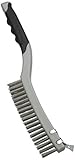 3 Row Stainless Steel Wire Brush With Scraper