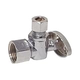 Eastman 10731 3 / 8インチFIP x 3 / 8 " Comp角度ストップバルブ