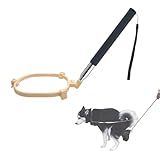 LKCCTK 犬 うんちキャッチャー 犬用トイレ処理ツール 犬用糞取り器 片手操作 軽量ステンレス製 折り畳み式 携帯便利 散歩 うんち処理