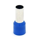 Baomain awg6ワイヤ銅圧着コネクタ絶縁フェルールピンコードターミナルブルーe16 – 12 50パック