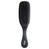 ダイアン 100%ソフトイノシシ毛カーブウェーブ メンズヘアブラシ ハンドル付き d1005