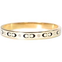 Amazon | [コーチ] バングル プレーテッドメタル エナメル