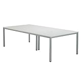 OAミーティングテーブルW2400 AT-2412-AF2 ホワイト