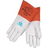 Premium Leather TIG Welding Gloves Medium Pair by Revco