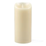 Flameless Real Wax Moving Wick LED Candle for Home, Party, Halloween, Wedding Decor with Timer Contr