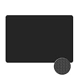 すべすべマウスパッド A4 210 × 297 mm 厚み2mm 大判、大型マウスパッド 黒 スポンジタイプ