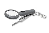 Carson Fish'n Grip Pro 4.5x LED Lighted Magnifier with Reverse Action Tweezers Magnetic Hook Cleaner
