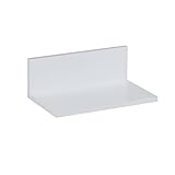 ウォールラック ウォールシェルフ 壁掛けラック L字型棚 幅40cm Wall Rack L-400 アーネオリジナル ホワイト