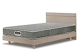 シモンズ(Simmons) 正規品 ベッド クィーン Beautyrest Selection フラットII ステーションタイプ フレームグレージュ色/マットレスAmazon限定カラー 6.5インチポケットコイル AB20553
