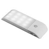 RUmfO USB充電式3モードモーションセンサーライトポータブルワイヤレス自動on / offナイトライト階段ライト磁気ストリップスティックオンクローゼットの廊下、バスルーム、ベッドルーム、キッチン