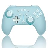 QRD Junior E5 ゲームパッド、ポケットサイズミニコントローラ かわいい、Switch 2/Switch Lite,OLED/PC/Android/IOSに対応、青