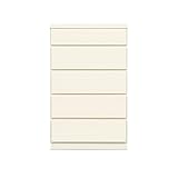 アルファタカバ ママも喜ぶ奥行30cm狭い場所で活躍 薄型チェストシリーズ 奥行30薄型チェスト60cm幅5段木目調ホワイト