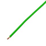 協和ハーモネット 単心ビニルコード 緑 10m VSF 0.75SQ 10m<GR>