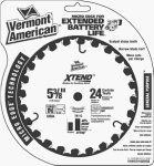 Vermont American Xtend Cordless Saw Blade [並行輸入品]