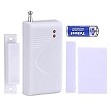 433MHz Wireless Door Window Sensor Alarm Accessory Switch Transmitter w/ 12 Volts Battery for Home S