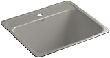 Kohler K-6663-1U-K4 Glen Falls Undercounter Utility Sink with One-Hole Faucet Drilling, Cashmere [並行
