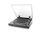デノン Denon DP-200USB アナログレコードプレーヤー フォノイコライザー付 フルオート カートリッジ付属 ブラック DP-200USBK
