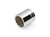TEKTON 14176 3/8-Inch Drive by 21 mm Shallow Socket, Cr-V, 12-Point [並行輸入品]
