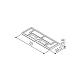 YKKAP メンテナンス部品 棟木小口カバー (HHK3-6941) [DG]ダークグレイ
