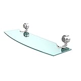 Allied Brass 433/18-PC 18 x 5 Beveled Glass Shelf Polished Chrome by Allied Brass