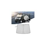 LIMSTYLE スズキ エブリイ エブリイワゴン DA17W DA17V サンシェード フロントガラス用 EVERY WAGON マルチサンシェード DA17V DA17W型 遮光 断熱 シェード カーテン H27.2～現行 日除け UVカット 車中泊 しなやか スポーティ タイプ ドット柄 収納袋付 アクセサリー 内装パーツ 車種専用 取付簡単 メーカー直営