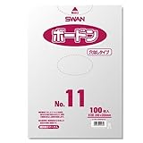 ボードンパック穴なしNo.11 サイズ0.02×200×300mm 100枚入