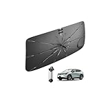 HUAHAOトヨタ アルファード/ヴェルファイア 40系 サンシェード ヴェルファイア 40系 フロントガラス カバー ヴェルファイア 車用サンシェード UVカット 日よけ 車中泊 フロントガラスサンシェード アルファード アクセサリー 遮光 断熱 シート 吸盤不要 カスタム パーツ