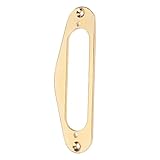 シングル コイルネック ピックアップ サラウンド マウントリング フェンダー用 ギターアクセサリ 全5色 - ゴールド, 100 * 32.5 * 2ミリメートル