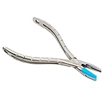 Hanchen メガネ専用 ヤットコ ペンチ 片側プラスチック付 テンプル/ブリッジ角度調整 智固定 ハイエンド 透かし型 内蔵バネ 眼鏡屋用