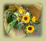 ひまわりの花束、誕生日、お祝いに【BFM】