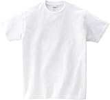 Printstar(プリントスター) | ヘビーウェイト無地Ｔシャツ 0085-CVT 10枚セット メンズ (ホワイト, XL)
