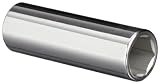 Martin BD614 7/16 Type II Opening 3/8 Square Drive Socket, 6 Points Deep, 2-7/32 Overall Length, Chr