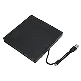 Vbestlife 外付け DVD ドライブ、USB3.0 外付け CD ディスク リーダー、外付け CD ROM リライター、ポータブル タイプ A タイプ C モバイル光学ドライブ ケース